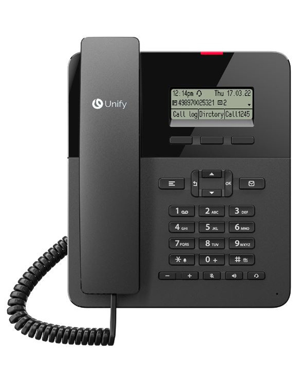Unify OpenScape Desk Phone CP110 Téléphone analogique Noir
