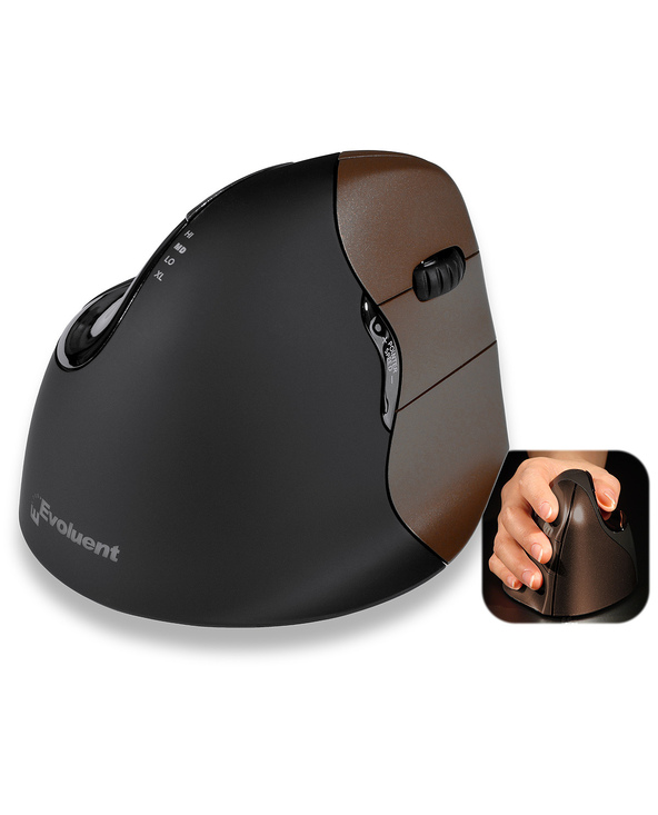 Evoluent VerticalMouse 4 souris Droitier RF sans fil Optique