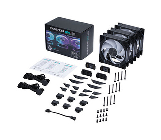 Phanteks D30-120 D-RGB Fan Boitier PC Ventilateur 12 cm Noir 3 pièce(s)