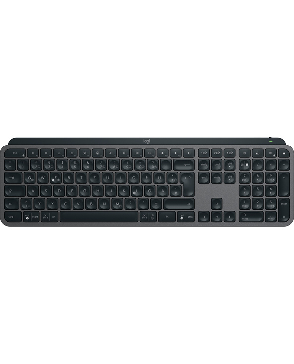 Logitech MX Keys S clavier Universel RF sans fil + Bluetooth QWERTZ Allemand Graphite