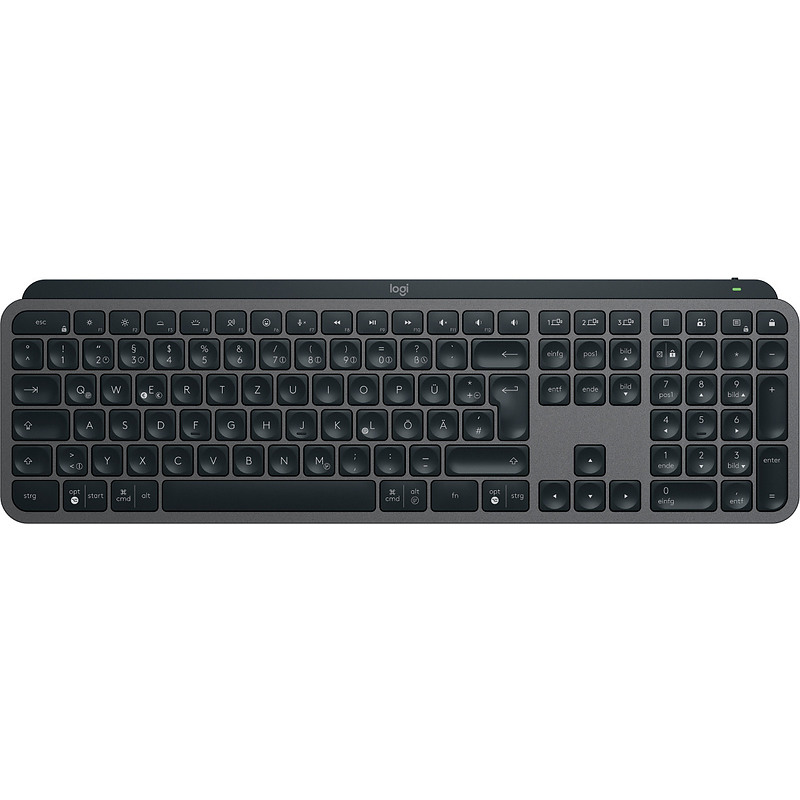 Logitech MX Keys S clavier Universel RF sans fil + Bluetooth QWERTZ Allemand Graphite