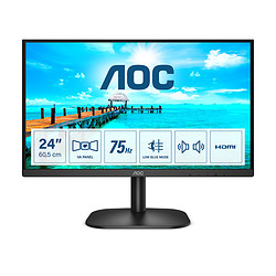 AOC B2 24B2XDAM 23.8" LED Full HD 4 ms Noir