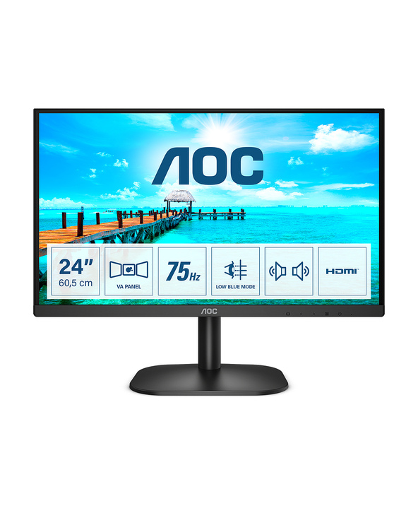 AOC B2 24B2XDAM 23.8" LED Full HD 4 ms Noir