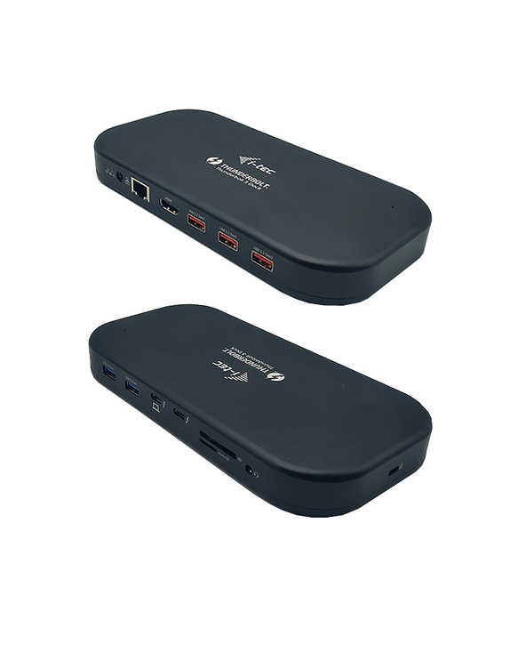 i-tec Thunderbolt 3/USB-C Dual 4K Docking Station + USB-C to DisplayPort Cable (1,5 m) + Power Delivery 60W
