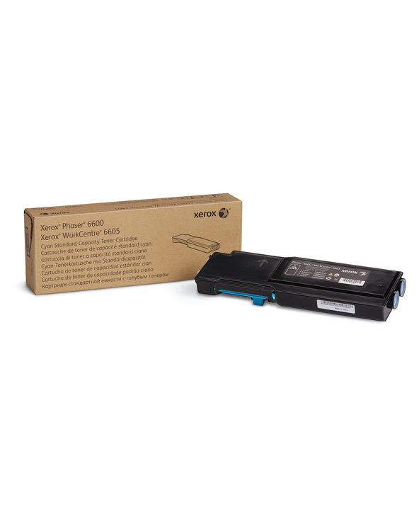 Xerox Cartouche de toner Cyan de Capacité standard Phaser 6600, WorkCentre 6605