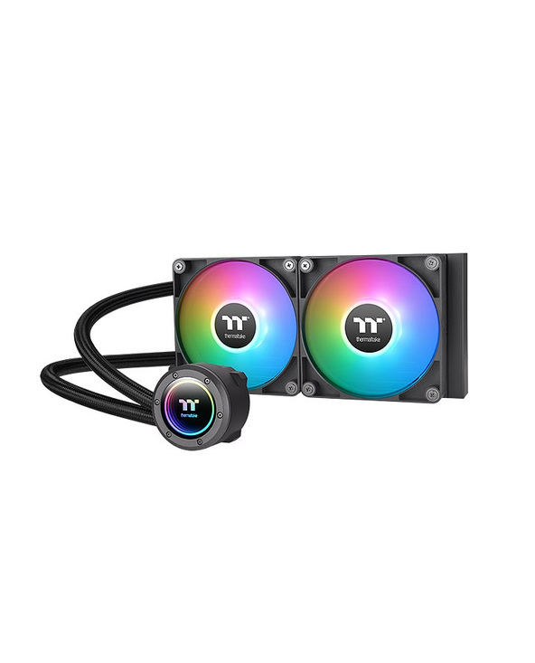 Thermaltake TT TH240 ARGB Processeur Refroidisseur de liquide tout-en-un 12 cm Noir 1 pièce(s)