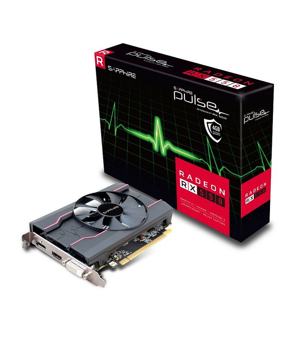 Sapphire 11268-01-20G carte graphique AMD Radeon RX 550 4 Go GDDR5