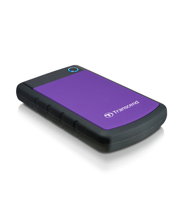 Transcend StoreJet 25H3P (USB 3.0), 2TB disque dur externe 2 To Noir, Violet