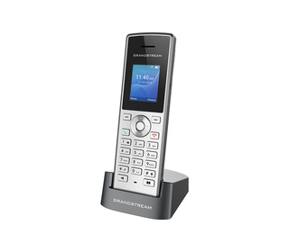 Grandstream Networks WP810 téléphone fixe Noir, Métallique 2 lignes TFT Wifi