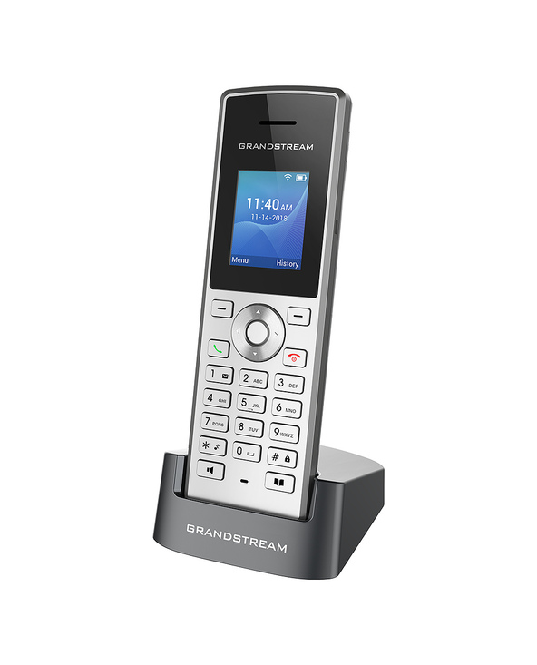 Grandstream Networks WP810 téléphone fixe Noir, Métallique 2 lignes TFT Wifi