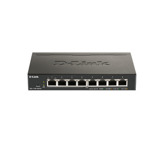 D-Link DGS-1100-08PV2 Géré L2/L3 Gigabit Ethernet (10/100/1000) Connexion Ethernet, supportant l'alimentation via ce port (PoE) 