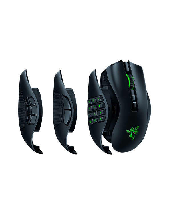 Razer Naga Pro souris Jouer Droitier RF sans fil Optique 20000 DPI
