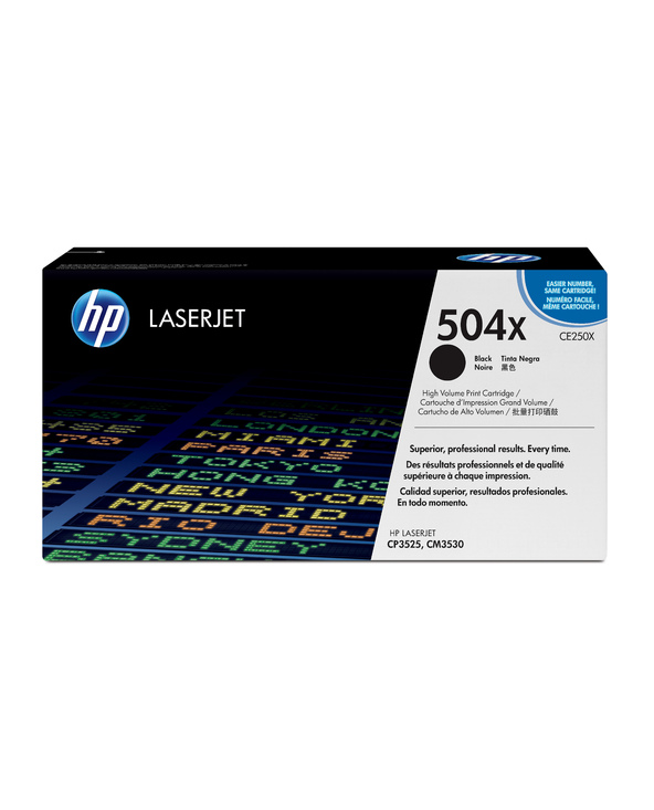 HP 504X toner LaserJet noir grande capacité authentique