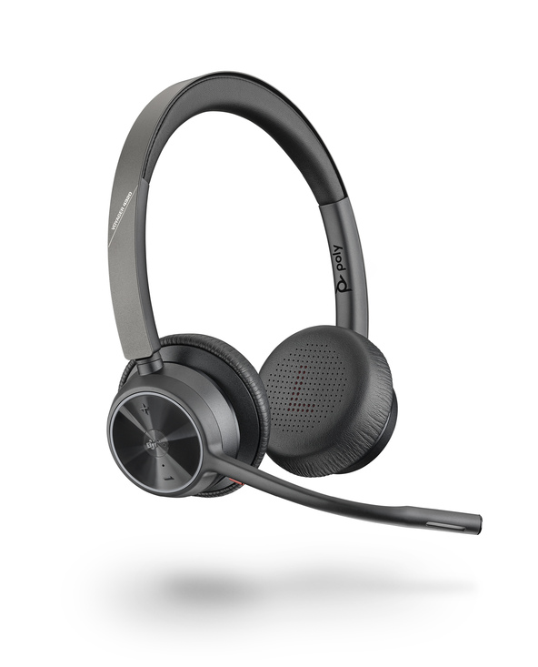 POLY Voyager 4320 UC Casque Sans fil Arceau Bureau/Centre d'appels USB Type-C Bluetooth Noir