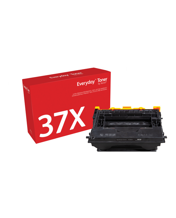 Everyday Toner Noir  de Xerox compatible avec HP 37X (CF237X), Grande capacité