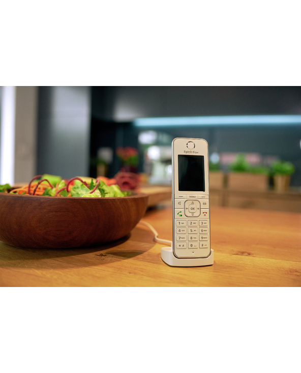 FRITZ!Fon C6 Téléphone DECT Identification de l'appelant Blanc FRITZ!Fon C6 Téléphone DECT Identification de l'appelant Blanc