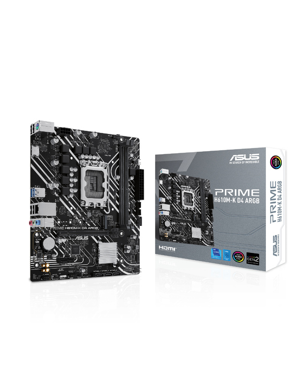 ASUS PRIME H610M-K D4 ARGB Intel H610 LGA 1700 micro ATX