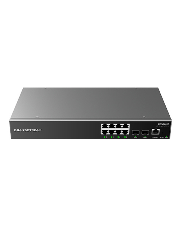 Grandstream Networks GWN7801 commutateur réseau Géré L2+ Gigabit Ethernet (10/100/1000) Noir