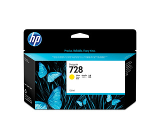 HP 728 cartouche d'encre DesignJet jaune 130 ml