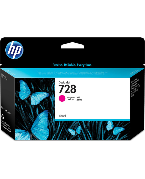 HP 728 cartouche d'encre DesignJet magenta 130 ml
