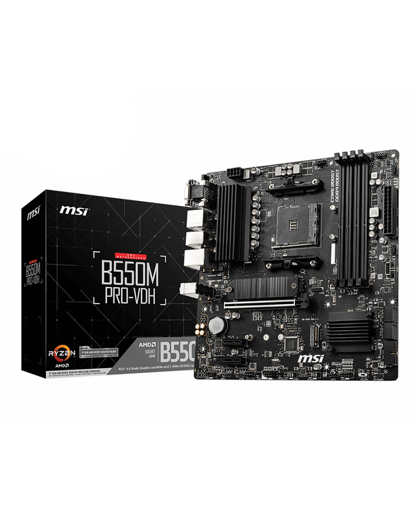 MSI B550M PRO-VDH carte mère AMD B550 Emplacement AM4 micro ATX