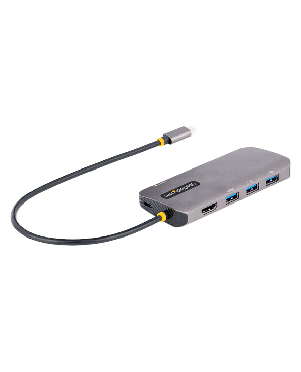 StarTech.com Adaptateur Multiport USB C - Adaptateur USB C vers HDMI 4K 60Hz - Hub USB A 3.2, 5Gbps à 3 ports - 100W Power Deliv