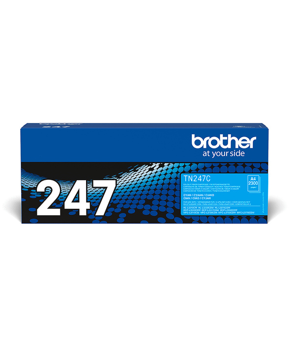 Brother TN-247C - Cartouche de toner originale – Cyan