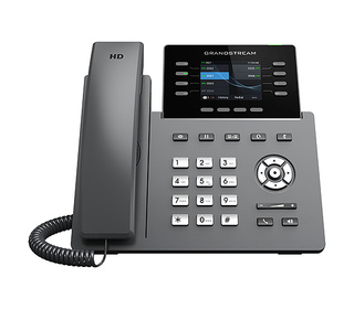 Grandstream Networks GRP2624 téléphone fixe Noir 8 lignes TFT Wifi