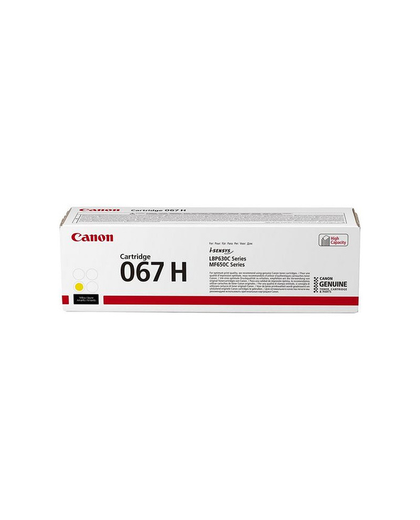 Canon 067H Cartouche de toner 1 pièce(s) Original Jaune