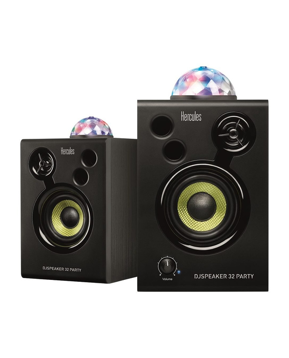 Hercules DJ Speaker 32 Party haut-parleur Noir Avec fil 30 W