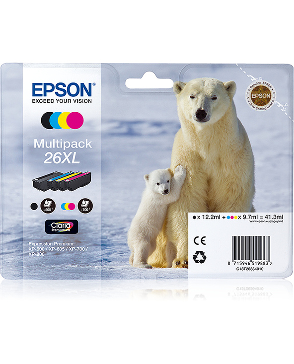 Epson Polar bear Cartouche "Ours Polaire" - Encre Claria Premium MP (XL)