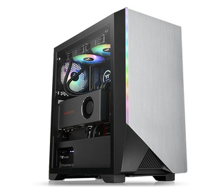 Thermaltake H550 TG ARGB Midi Tower Noir, Gris