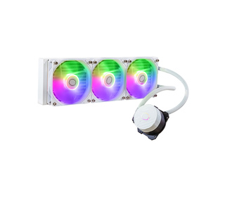 Cooler Master MasterLiquid 360L Core ARGB White Processeur Kit de refroidissement du liquide 12 cm Blanc