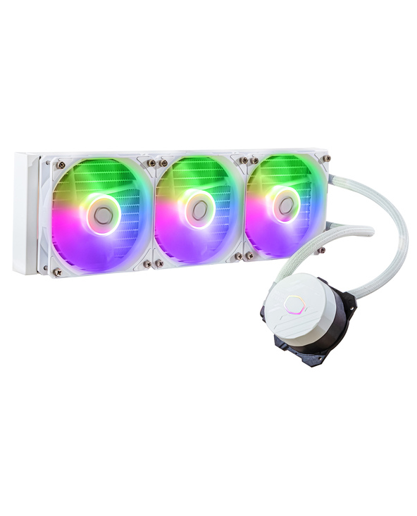 Cooler Master MasterLiquid 360L Core ARGB White Processeur Kit de refroidissement du liquide 12 cm Blanc