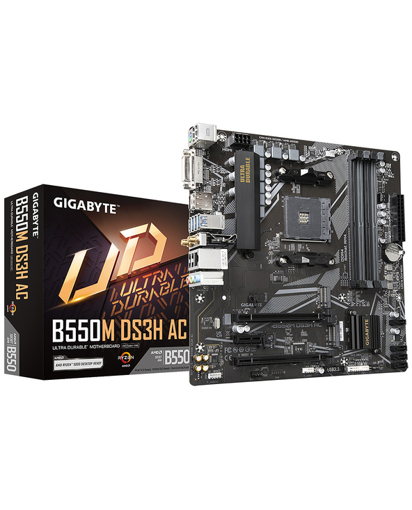 Gigabyte B550M DS3H AC carte mère AMD B550 Emplacement AM4 micro ATX