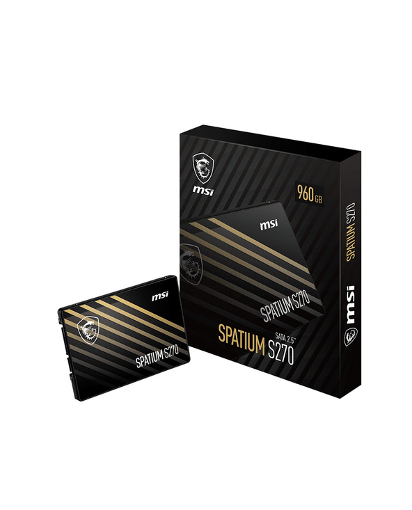 MSI SPATIUM S270 SATA 2.5 960GB disque SSD 2.5" 960 Go Série ATA III 3D NAND