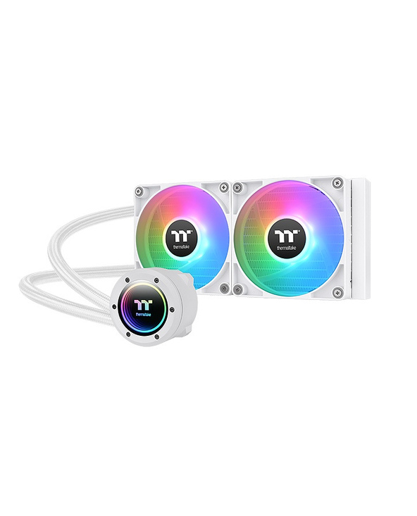 Thermaltake TH240 V2 ARGB Processeur Kit de refroidissement du liquide 24 cm Blanc 1 pièce(s)