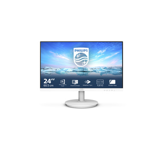 Philips V Line 241V8AW/00 23.8" LCD Full HD Blanc