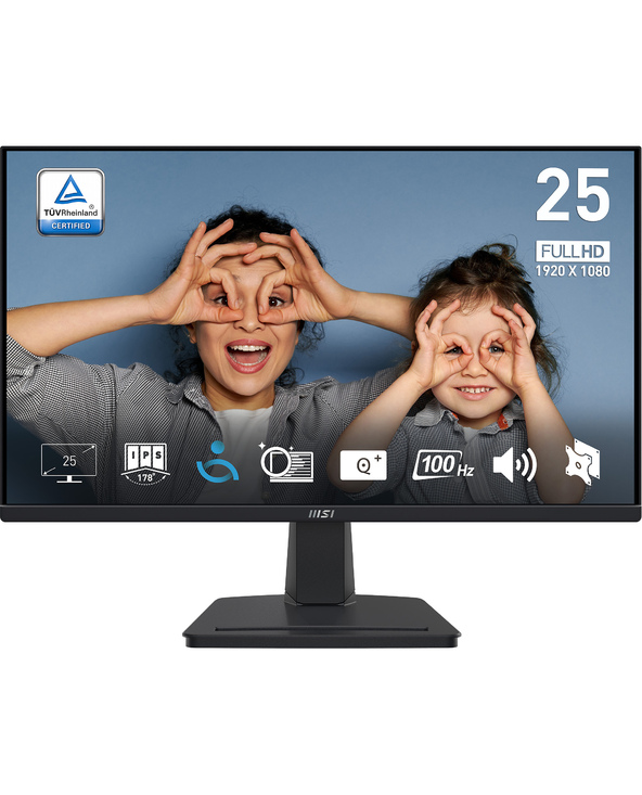 MSI Pro MP251 24.5" LED Full HD 4 ms Noir