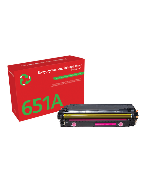 Everyday Toner Magenta  de Xerox compatible avec HP 651A/ 650A/ 307A (CE343A/CE273A/CE743A), Capacité standard