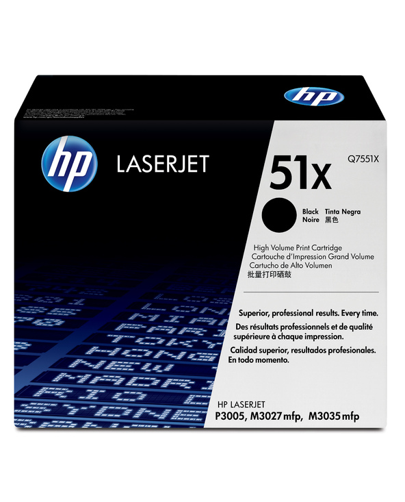 HP 51X toner LaserJet noir grande capacité authentique HP 51X toner LaserJet noir grande capacité authentique