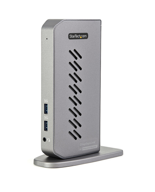 StarTech.com Dock USB-C USB-A - Station d'Accueil USB 3.0 Hybride Universelle pour PC Portable USB-C ou USB-A - Double Écran 4K 
