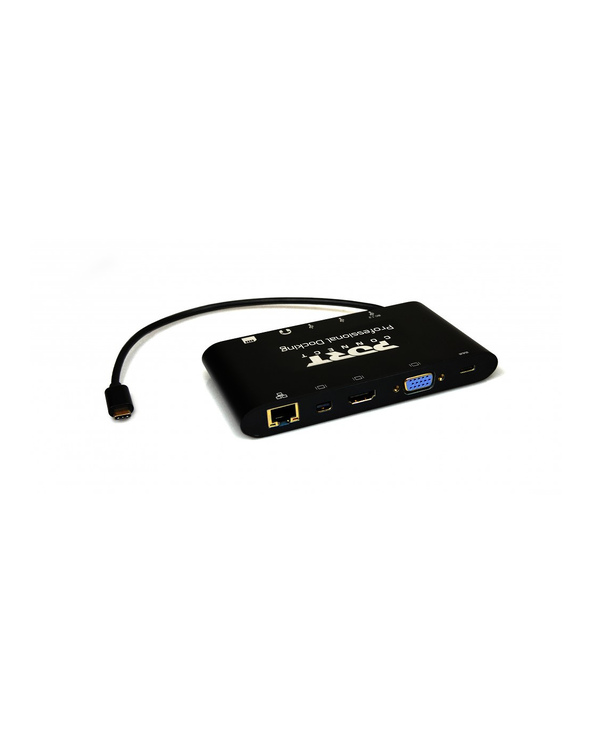 Port Designs 901906 station d'accueil USB 3.2 Gen 1 (3.1 Gen 1) Type-C Noir