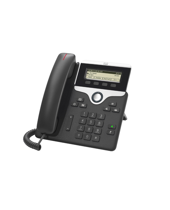 Cisco 7811 téléphone fixe Noir, Argent 1 lignes LED