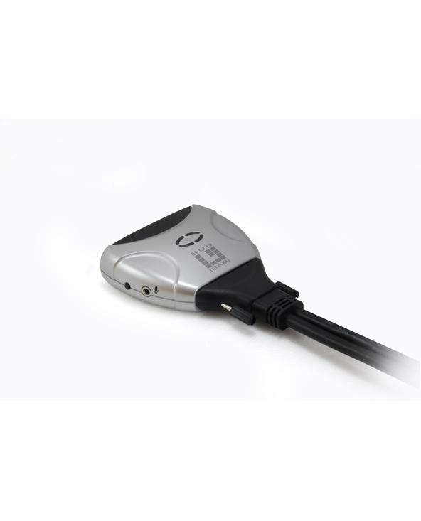 LevelOne KVM-0260 commutateur écran, clavier et souris Noir, Gris