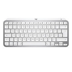 Logitech MX Keys Mini For Mac Minimalist Wireless Illuminated Keyboard clavier Bureau Bluetooth AZERTY Français Gris