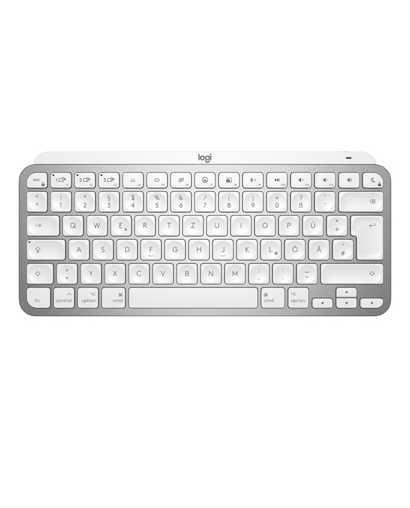Logitech MX Keys Mini For Mac Minimalist Wireless Illuminated Keyboard clavier Bureau Bluetooth AZERTY Français Gris