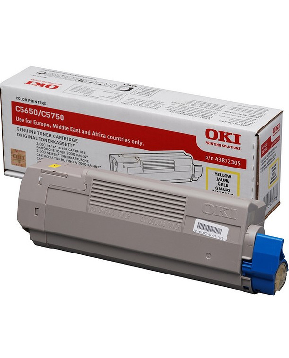 OKI 43872305 Cartouche de toner 1 pièce(s) Original Jaune