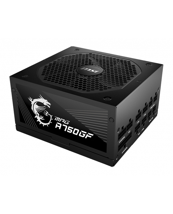 MSI MPG A750GF unité d'alimentation d'énergie 750 W 24-pin ATX ATX Noir MSI MPG A750GF unité d'alimentation d'énergie 750 W 24-pin ATX ATX Noir
