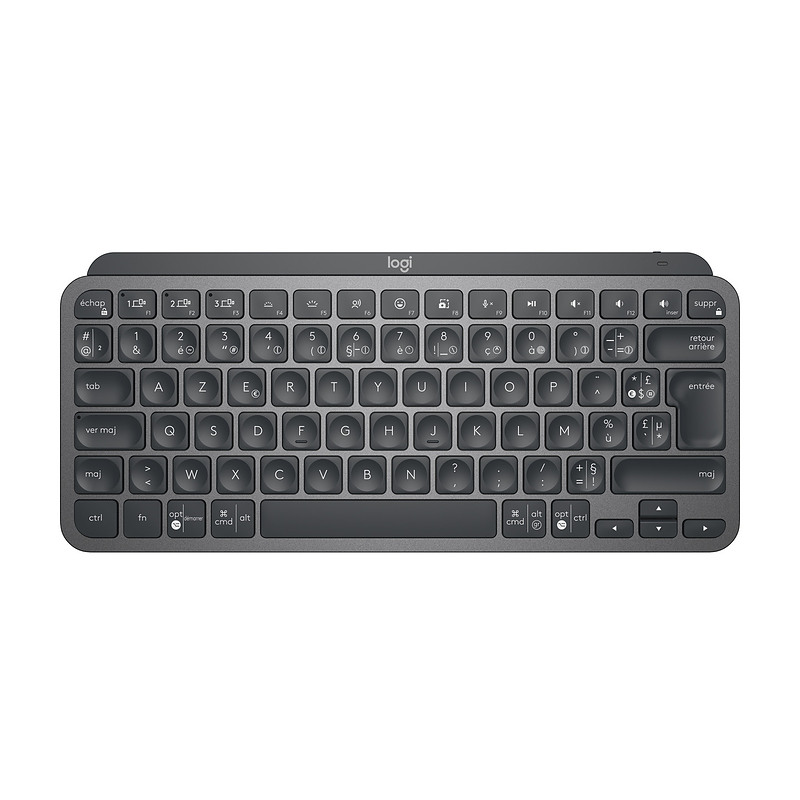 Logitech MX Keys Mini for Business clavier Bureau RF sans fil + Bluetooth AZERTY Français Graphite